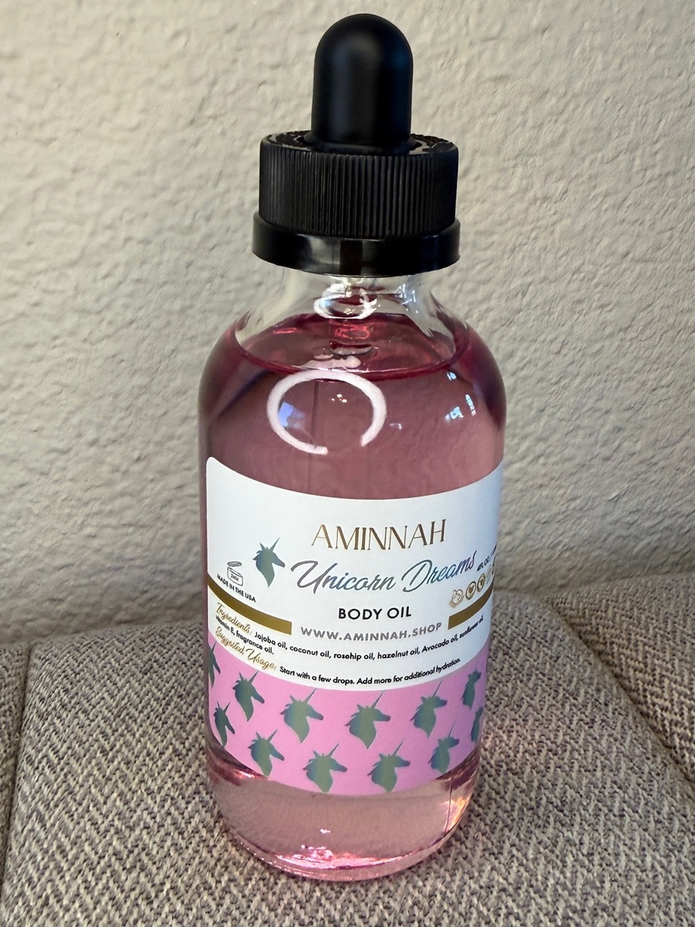 AMINNAH Unicorn Dreams Body Oil, 4fl oz - Picture 4 of 12